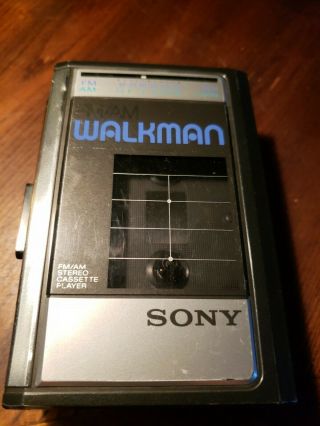 Sony Walkman FM AM Stereo Cassette Player WM - F31/F41 Portable Headphone Y0 2