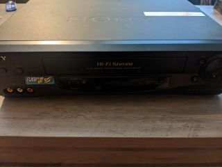 Sony SLV - N55 VCR 4 Head HiFi VHS Video Cassette Recorder Player - 2