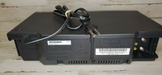 Sylvania 6240VC 4 - Head VCR Video Cassette Recorder VHS Player No Remote 1 2