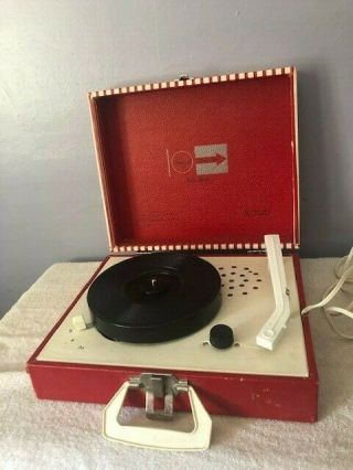 Vintage Imperial Party Time Record Player Solid State Phonograph Model 100