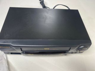 Sansui 4 Head VCR4510E VHS HQ with AV Cables,  Remote 3