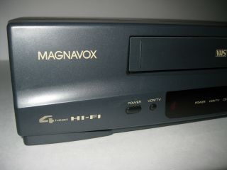 MAGNAVOX 4 HEAD HI - FI VCR with REMOTE 3