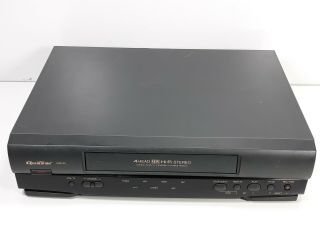 Quasar VHQ750 4 Head VCR Video Cassette Recorder Player No Remote 2