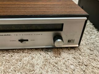 Vintage Realistic TM - 7 FM MPX Stereo Tuner SOLID STATE,  GREAT 3