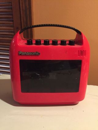 Vintage Panasonic Rq - 304s Cassette Tape Player - Red - Mod Look