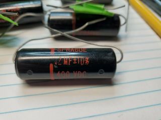 7 NOS Sprague Black Beauty.  2 uf 400v tube amp coupling capacitors 2