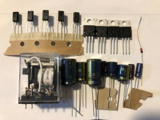 Marantz 2250 Power Supply Rebuild Recap Kit Capacitors Transistors Diodes Relay