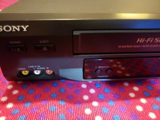 Sony SLV - N51 Hi - Fi 4 - Head Stereo VCR VHS Player No Remote 3
