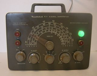 Heathkit Radio Frequency Signal Generator Model SG - 8 RF AC AF Modulation Vtg SG8 3