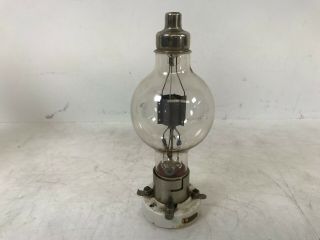 Early Eimac 50T Triode Tube And Socket 2