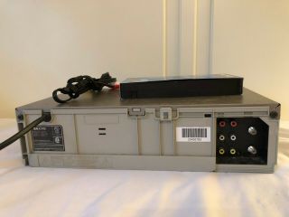 Sanyo VWM - 710 VCR 4 Head Hi - Fi Stereo VHS Player Video Recorder - 3