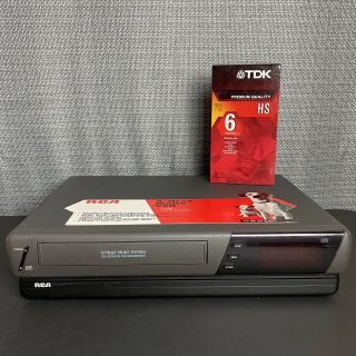 Rca Vr507 4 Head Vcr Vhs Player Video Cassette Recorder,  Tape -