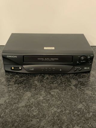 Orion Vr0212a Digital Auto Tracking Vhs Vcr Video Cassette Recorder Player Work