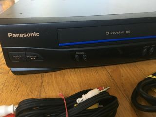 Panasonic Omnivision PVQ - V201 VCR VHS Player/Recorder,  Star Wars Ep 1 No Remote 2