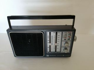 Vintage General Electric TV Sound WB/AM/FM Radio Receiver Model 7 - 2945A 2