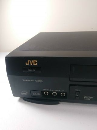 JVC HR - VP680U VCR VHS Player Recorder Plug Play Pro - Vision SQPB 4 Head HQ Hi - Fi 2