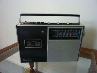Panasonic Cassette Tape Recorder With Fm/am Radio Model Rq - 437s