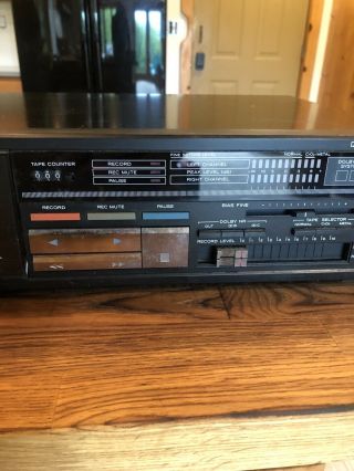Teac R - 477 Stereo Double Auto - Reverse Cassette Deck Player/Recorder 3