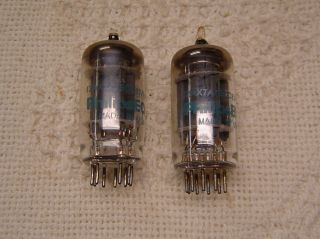 12ax7a Phillips Dual Triode Electronic Vacuum Tube Tubes Valve