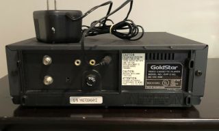 VCR (VHS Player) Goldstar GVP - C135 w/ Digital Audio Tracking EUC - 3