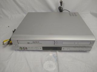 Apex Adv - 3800 Multi - System Dvd Player Vhs Vcr Recorder Combo