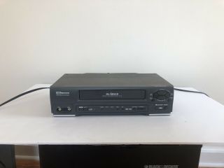 Emerson Ewv401b Hi - Fi Stereo 4 Head Vhs Vcr Player/recorder.  -