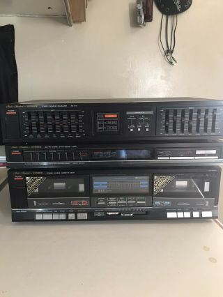 Studio Standard By Fisher Equalizer,  Tuner,  Double Cassette Deck