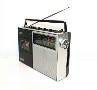 National Panasonic Cassette Tape Recorder with FM/AM Radio Model RQ - 437S 3