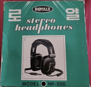 Stereo Headphones Hp 500 Vintage