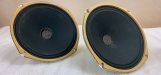 Vintage 1959 Alnico Magnet Full Range 10” Magnavox Speakers P/n 584011