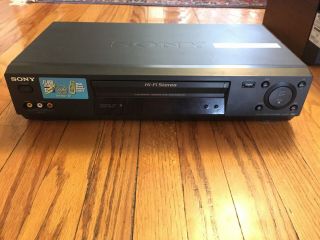 Sony Slv - N77 Hi - Fi Vhs Vcr Stereo Video Cassette Recorder Player