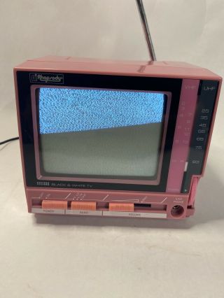 RHAPSODY PERSONAL PORTABLE Pink TV 628/ SB 2