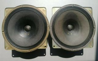 Pair (2x) Of 8 " Vintage Full Range Speakers 4gd36 (4ГД36).  Early Version