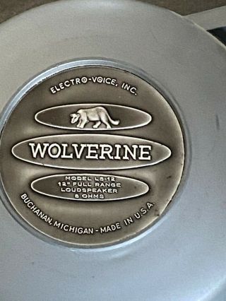 Vintage Electro - Voice Wolverine Model Ls - 12 Full Range Speaker