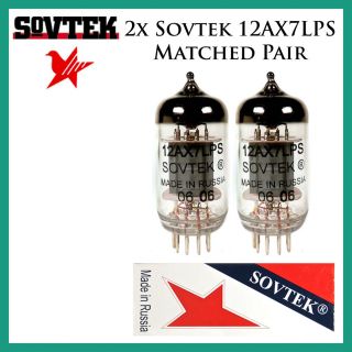 2x Sovtek 12ax7lps / 12ax7 / Ecc83 | Matched Pair / Duet / Two Tubes