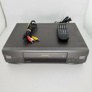 Toshiba M - 635 M635 4 - Head Hifi Stereo Video Cassette Recorder Remote