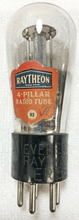 Raytheon “4 - Pillar” Globe Er - 56 Triode Tube – Tests (160)