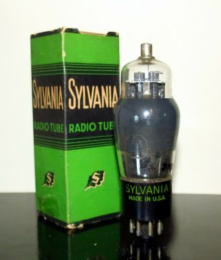 Sylvania Nos/nib 6f8g Smoked Glass Tube - Test