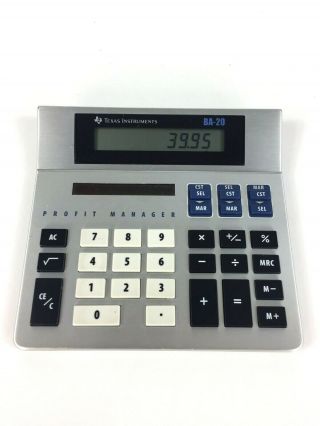 Texas Instruments Ba - 20 Profit Manager Margin Calculator