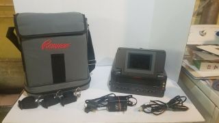 Audiovox Portable Vcr 4 " Active Matrix Lcd Monitor/vcp Combo Vbp1000 With Case