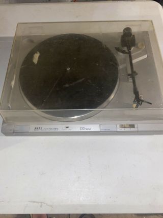 Akai Ap - D210 Direct Drive Turntable Record Player