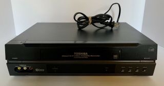 Toshiba W - 522 Vcr 4 - Head Hi - Fi Stereo Vhs Player Recorder Commercial Skip