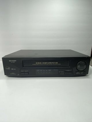 Sharp " Picture " Vc - A410u Vcr Vhs Recorder Player/ 4 Head,  19 Micron