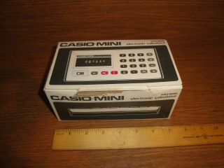 Vintage Casio Mini Cm - 605 Calculator
