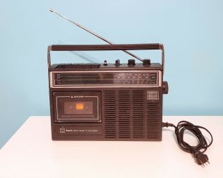 Vintage 70s Sears Am Fm Radio Cassette Recorder See Notes