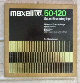 Maxell Ud 50 - 120 Sound Recording Tape Metal Reel