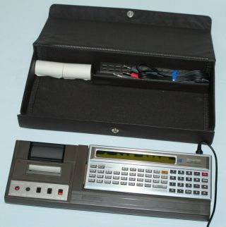 Vintage Sharp Pc - 1211 Pocket Computer Cassette Printer W/ Case Repair