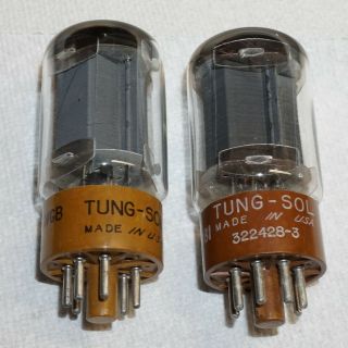 Pair Tung - Sol 5881/6l6wgb Pentode Power Vacuum Tubes