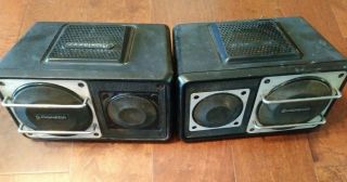 Vintage Pioneer Ts - X6 Car Stereo Speakers Old School Rough