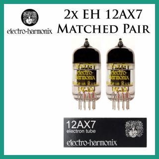 2x Electro Harmonix 12ax7 / Ecc83 | Matched Pair / Duet / Two Tubes | Eh